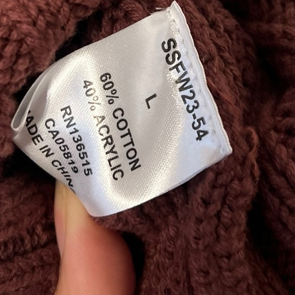 NWT REVOLVE x Stitches & Stripes Brown Chunky Sleeveless Sweater Top - Picture 5 of 9